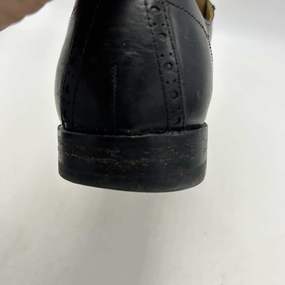Cole Haan Loafers Mens 12 M Slip On Black Monk Strap Leather Double Buckle - Picture 9 of 11